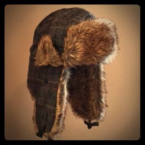 Unisex Spring Winter Trapper Faux Fur hat